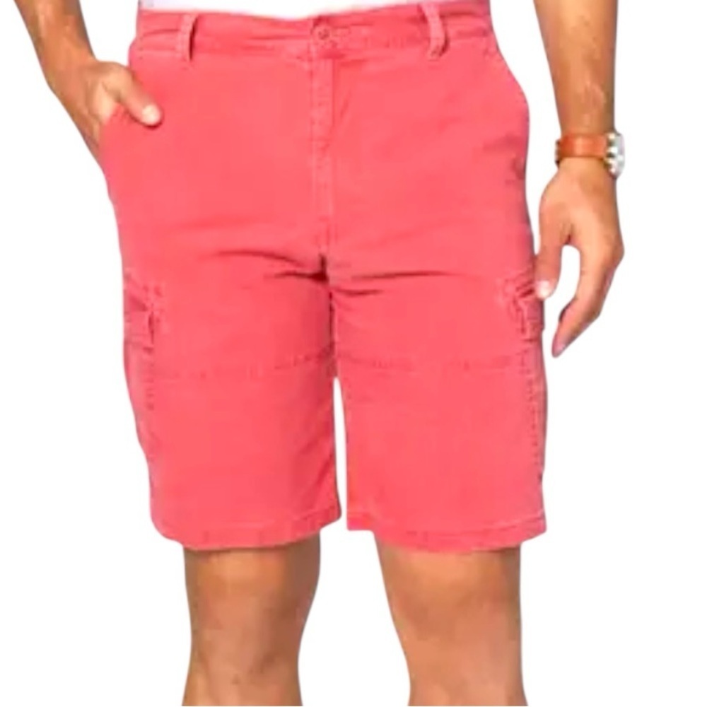 Men's Pink Cargo Shorts